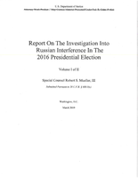 Report On The Investigation Into Russian Interference In The 2016 Presidential Election