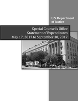 Statement of Expenditures May 17, 2017 through September 30, 2017
