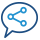 social sharing icon