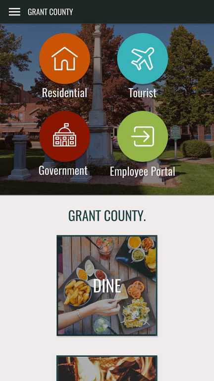Grant County Mobile Mockup